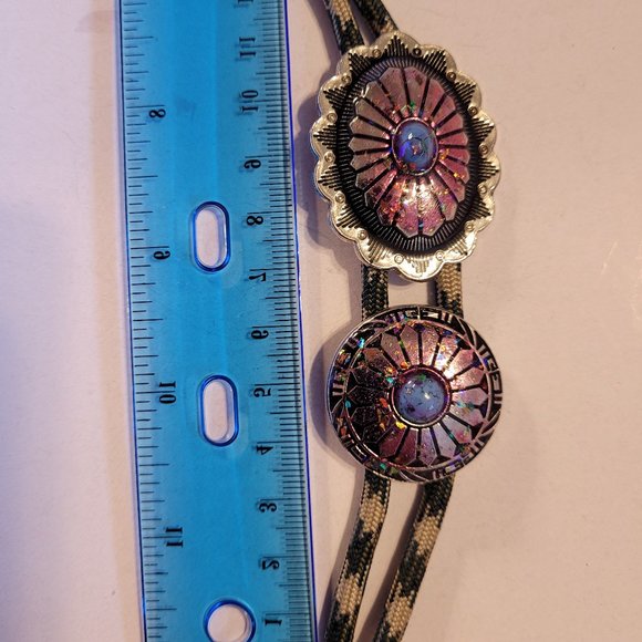 Bolo Tie with Cameo Colored Cord - Picture 10 of 12